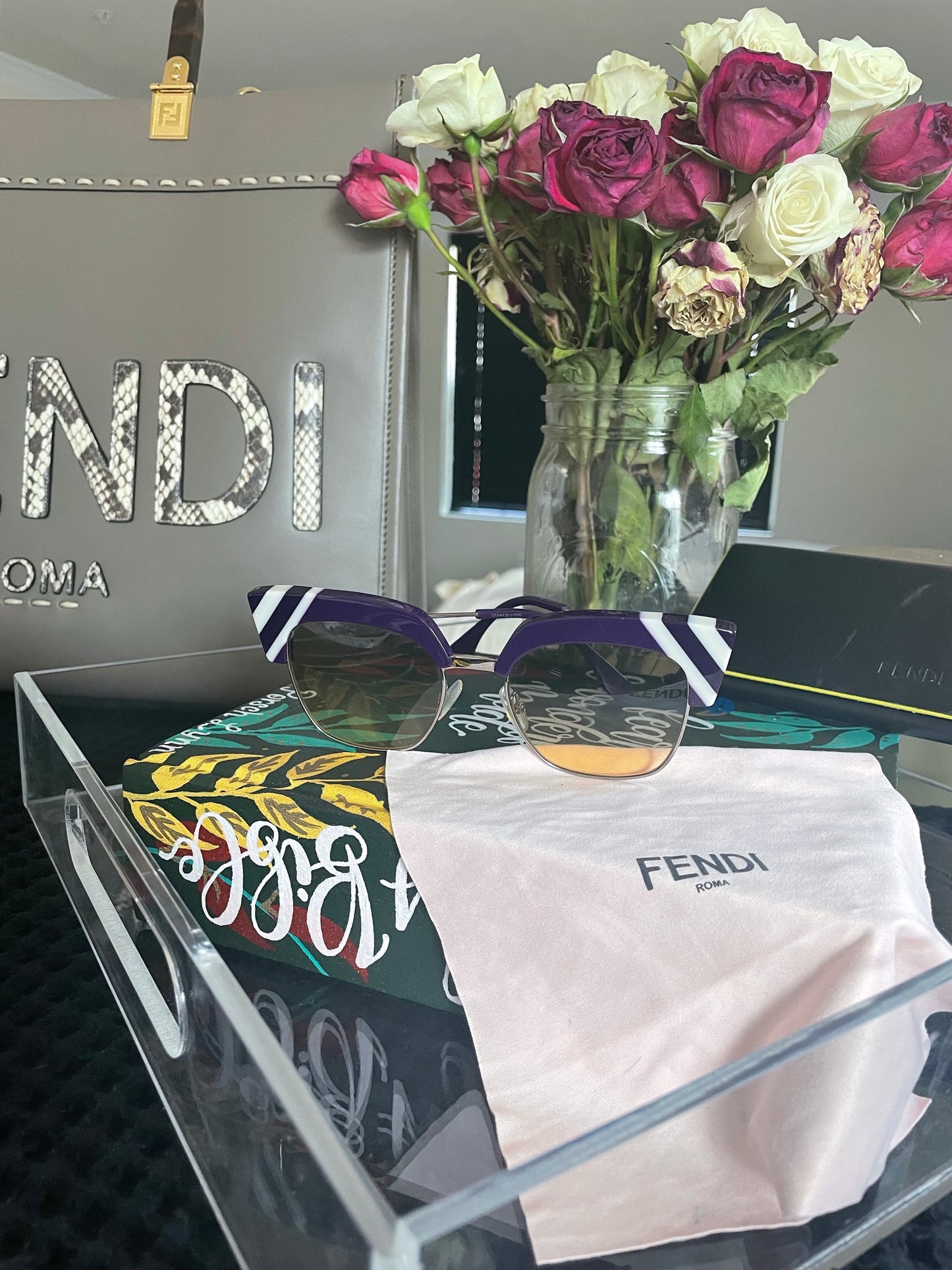 Fendi cat eye sunglasses