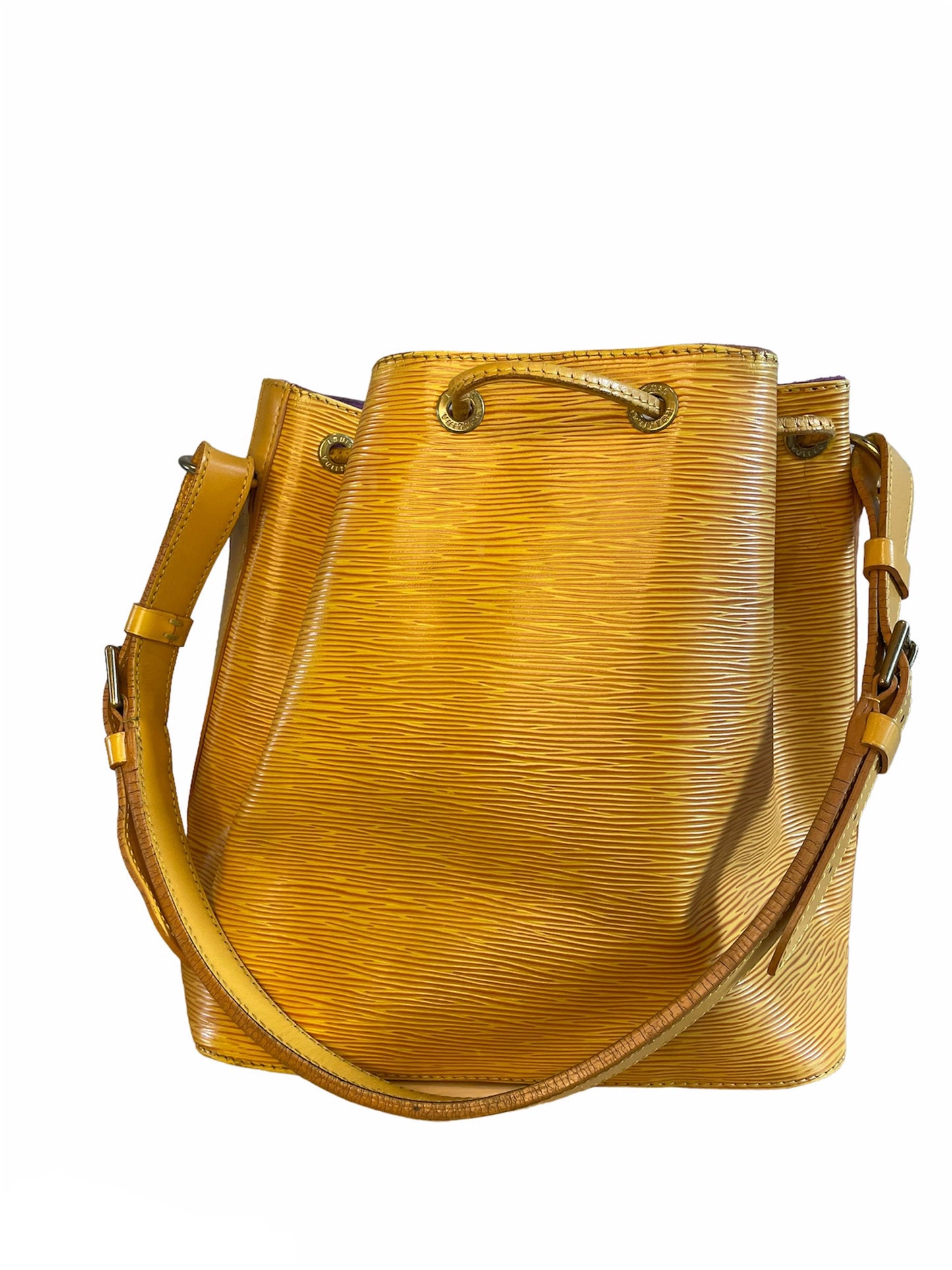 Louis Vuitton Yellow Epi Leather Noe PM Bucket Bag