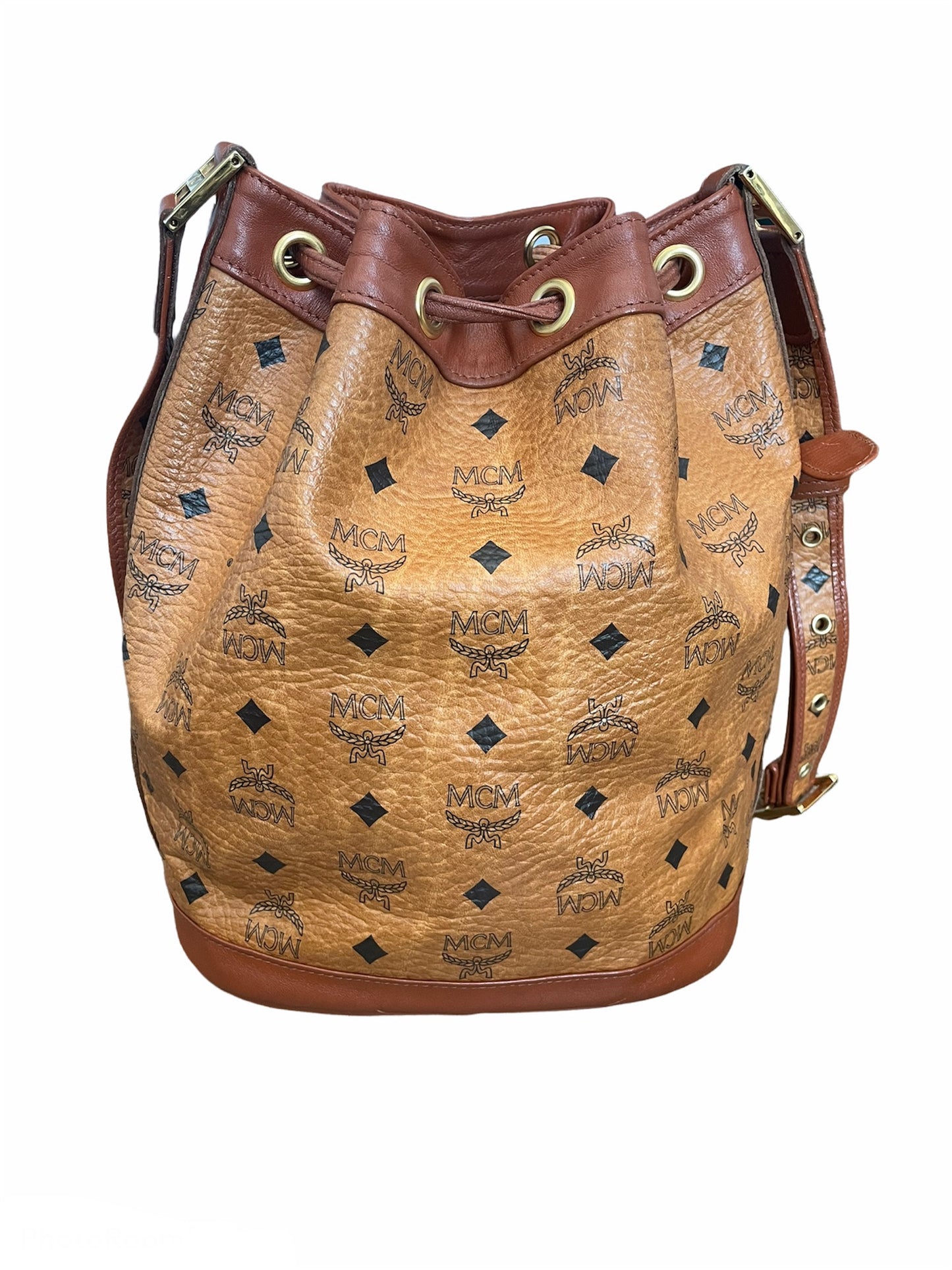 MCM heritage bucket bag