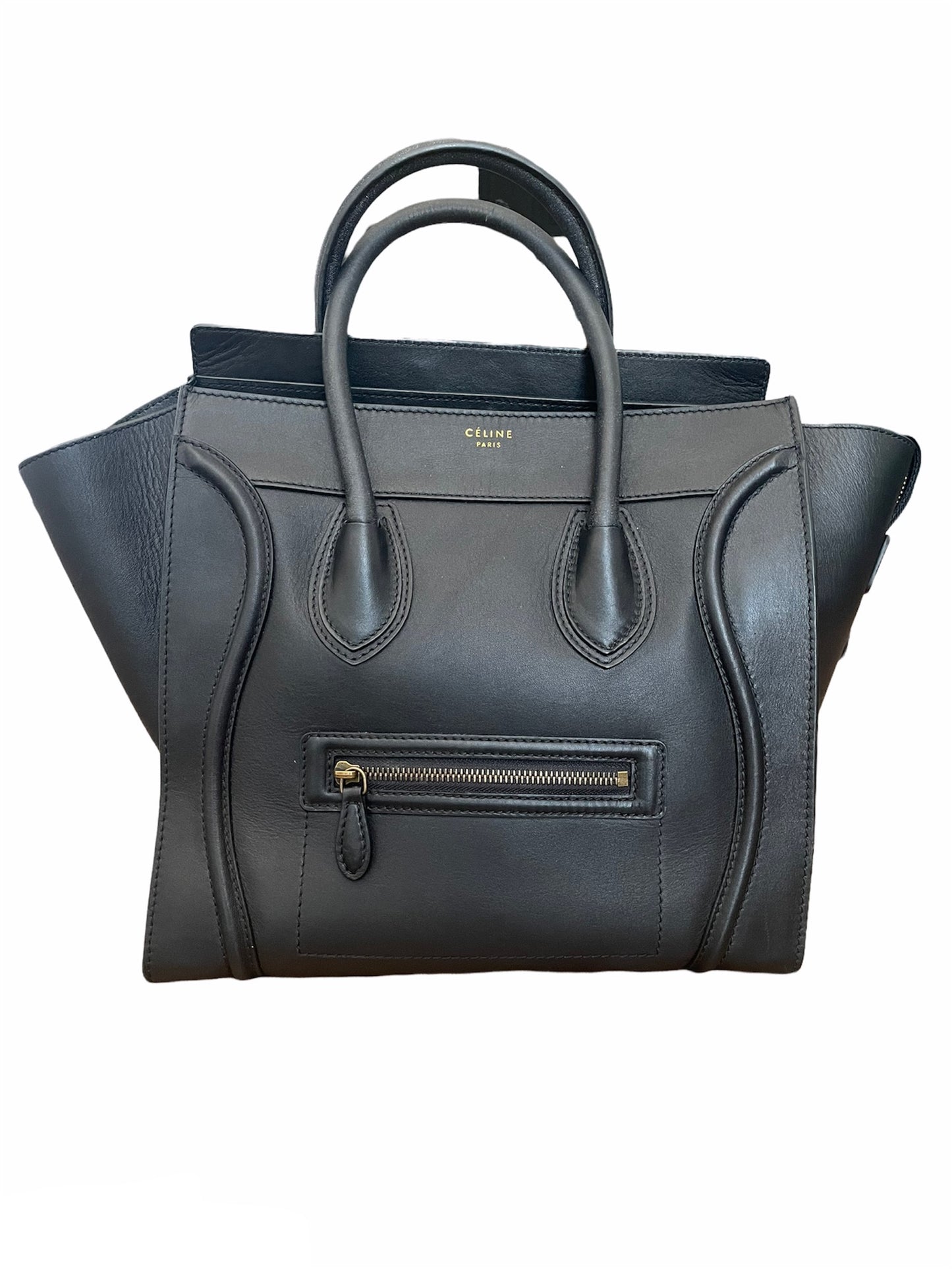 Celine mini luggage tote