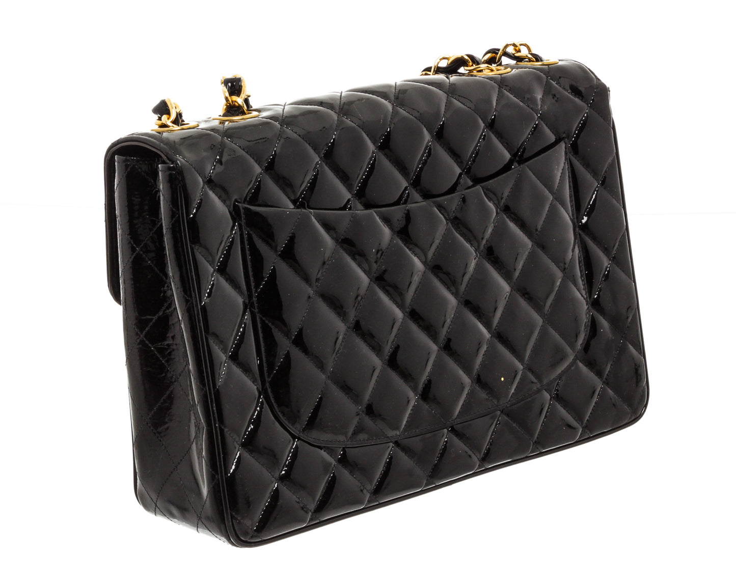 Chanel patent jumbo flapbag