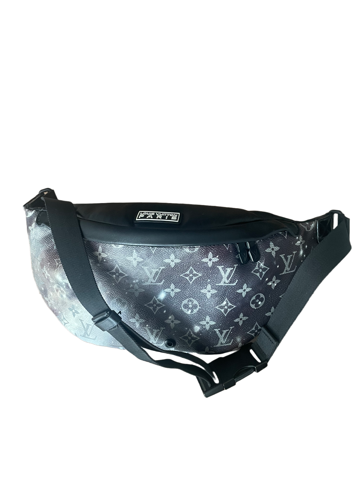Louis Vuitton LV belt bag in new silver nylon