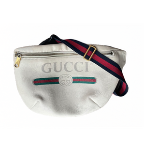 Gucci waist top bag white