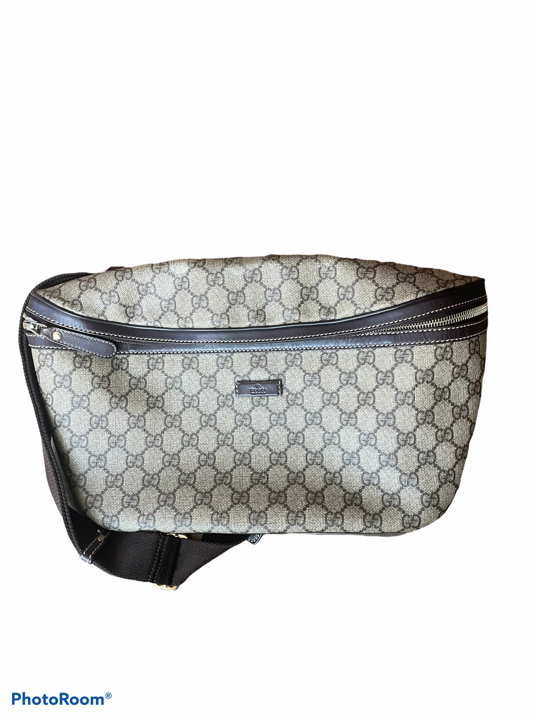 Gucci supreme waist bag