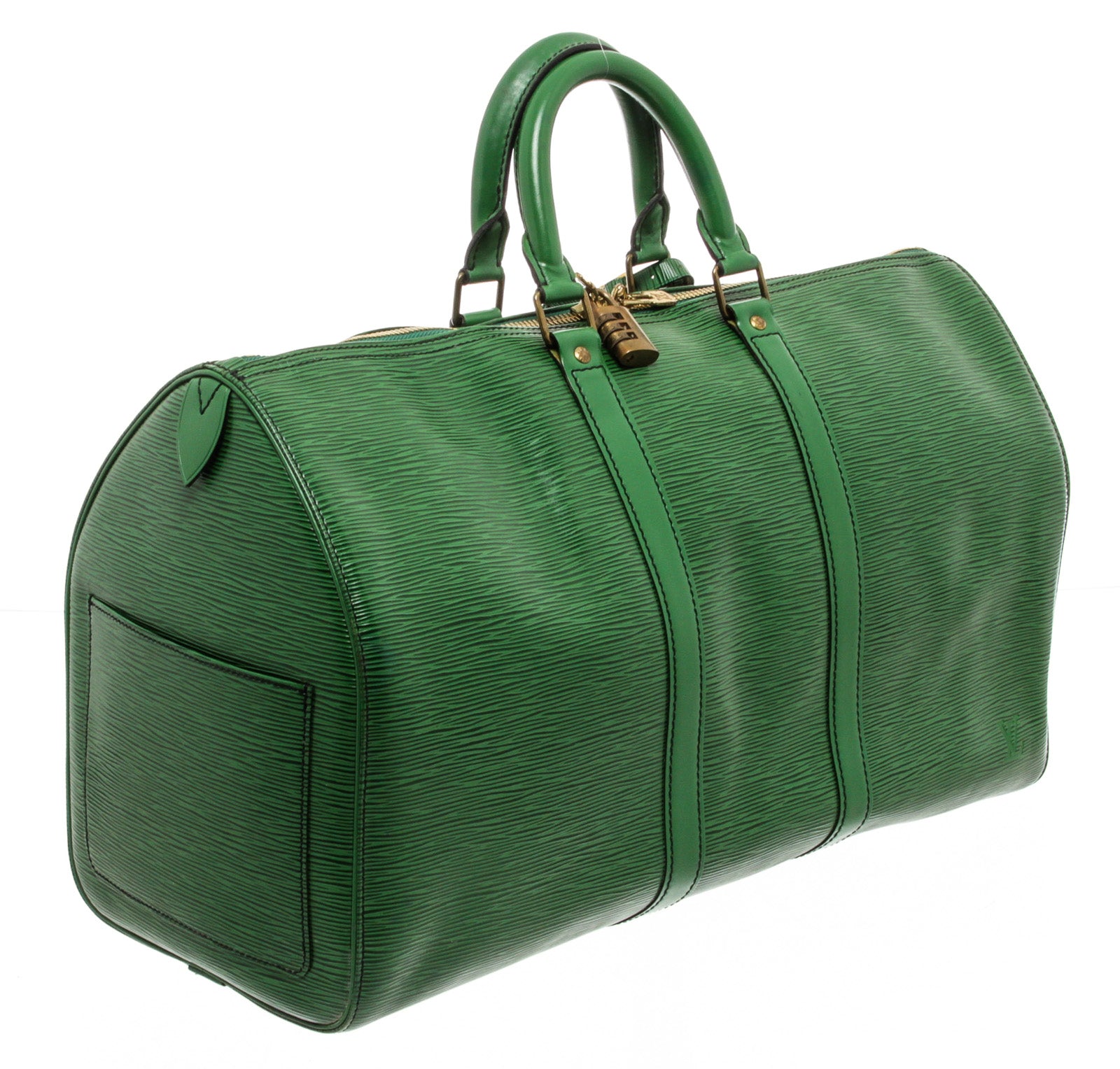 Louis Vuitton Keepall Epi 50 Green